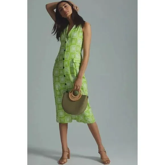 green emerald velvet dress Maeve Anthropologie Kelly Green Eyelet Lace Midi Dress (2) – The Thrifty  Hippy